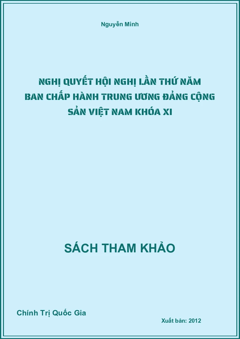 Nghị quyết hội nghị lần thứ năm Ban chấp hành trung ương Đảng Cộng sản Việt Nam khóa XI