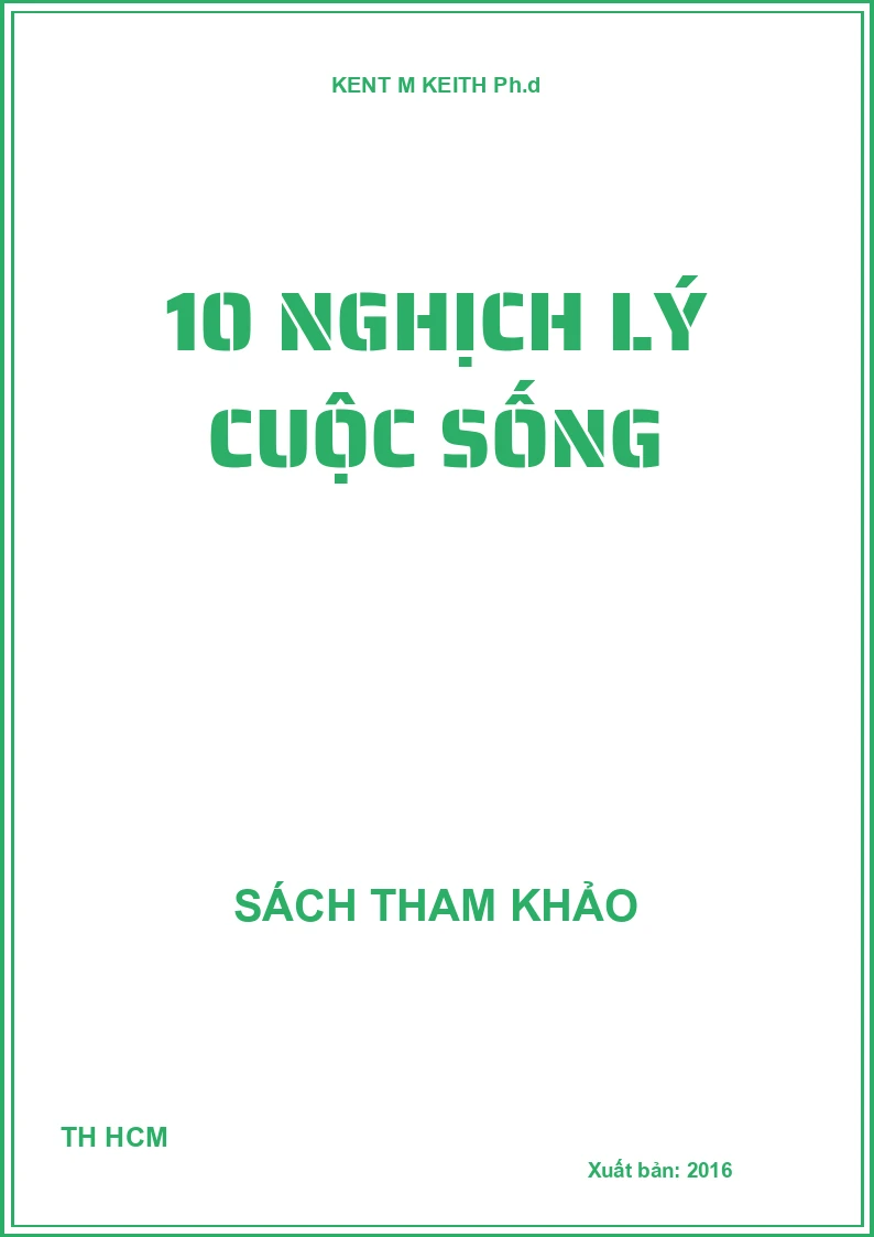 10 nghịch lý cuộc sống