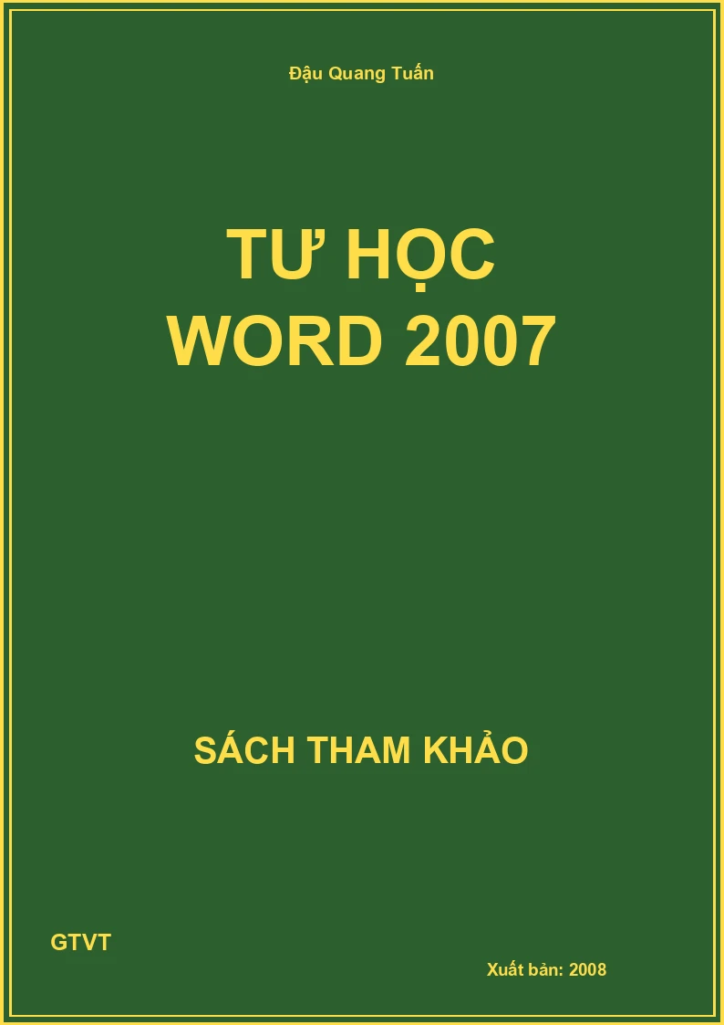 Tư Học Word 2007