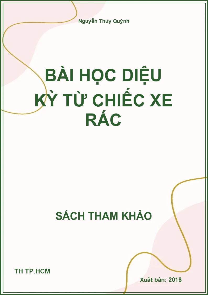 Bài học diệu kỳ từ chiếc xe rác