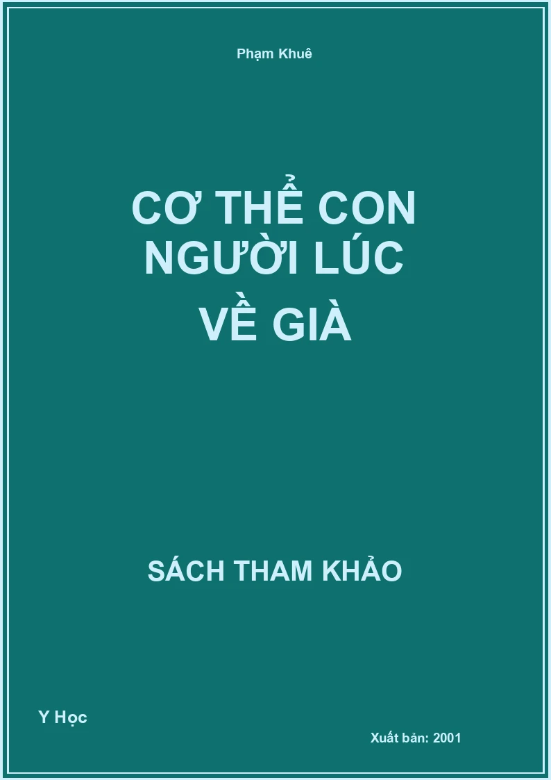 Cơ Thể Con Người Lúc Về Già