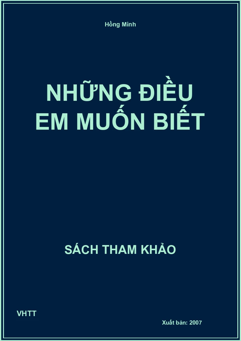 Những điều em muốn biết