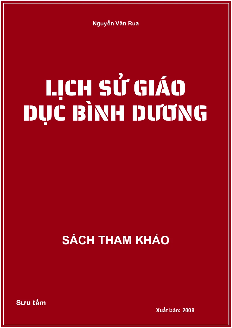 Lịch Sử Giáo Dục Bình Dương