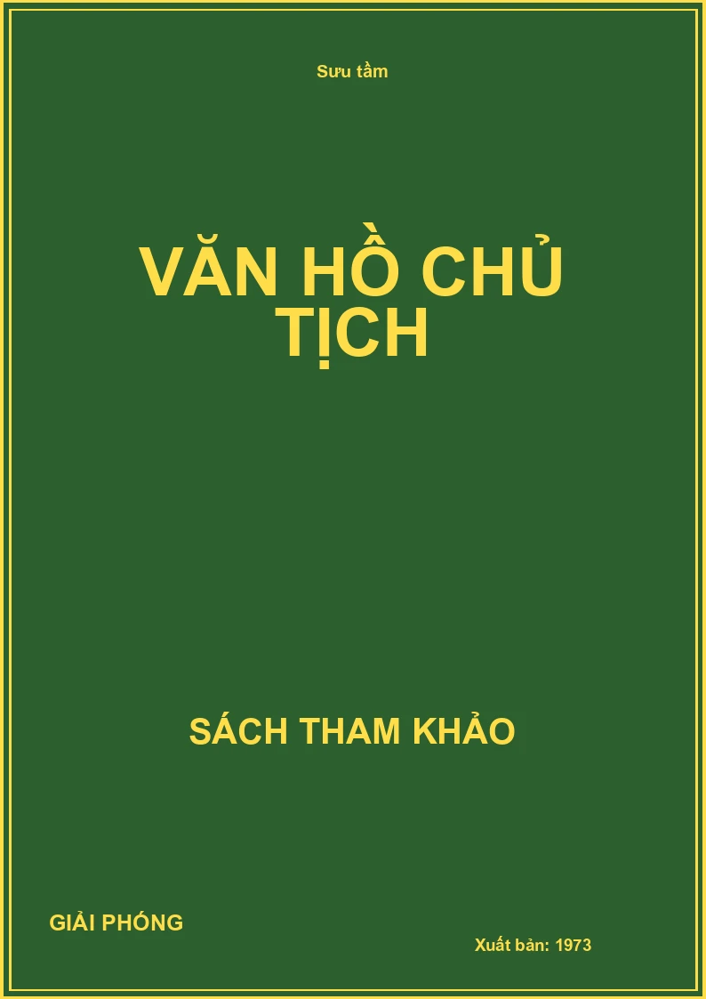 Văn Hồ Chủ Tịch