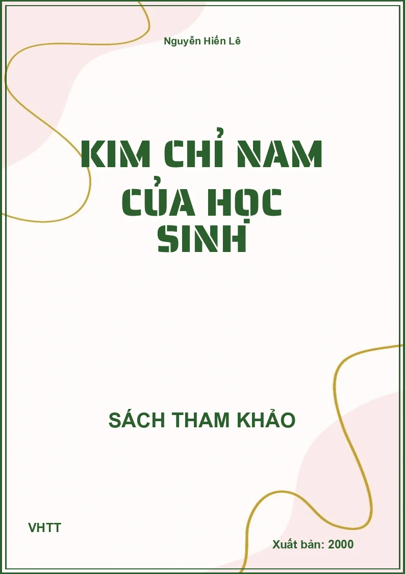 Kim Chỉ Nam Của Học Sinh