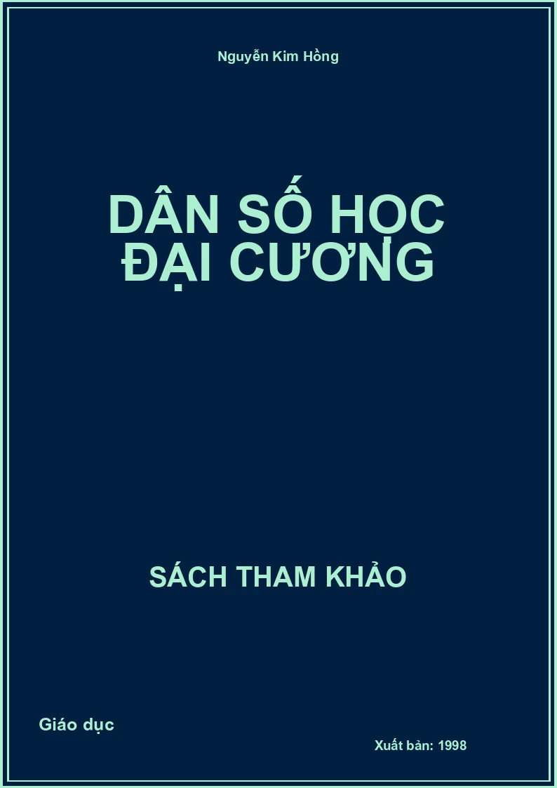 Dân Số Học Đại Cương