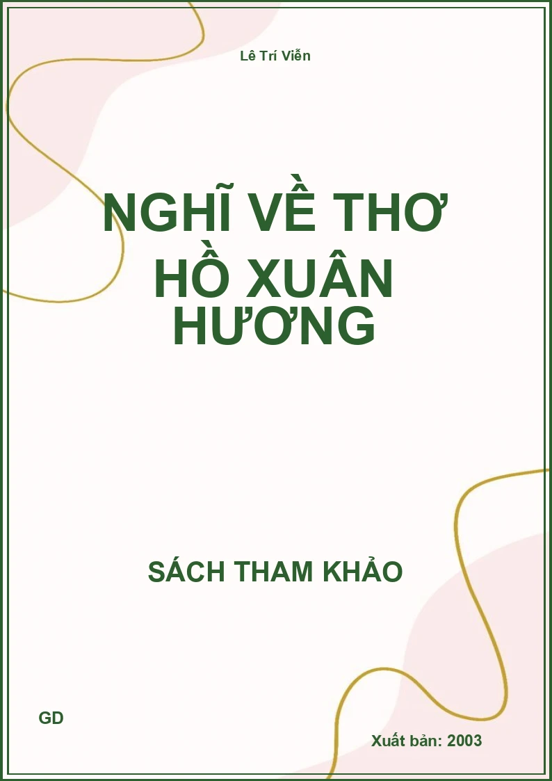 Nghĩ Về Thơ Hồ Xuân Hương