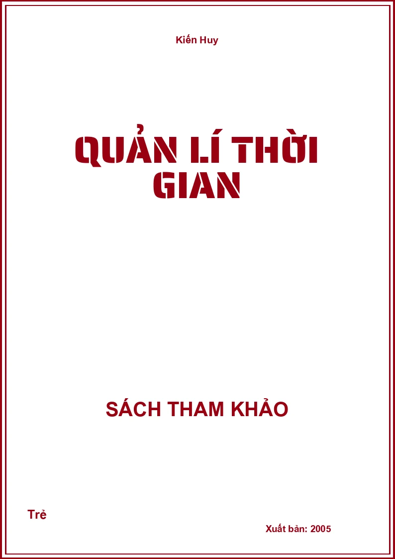 Quản Lí Thời Gian