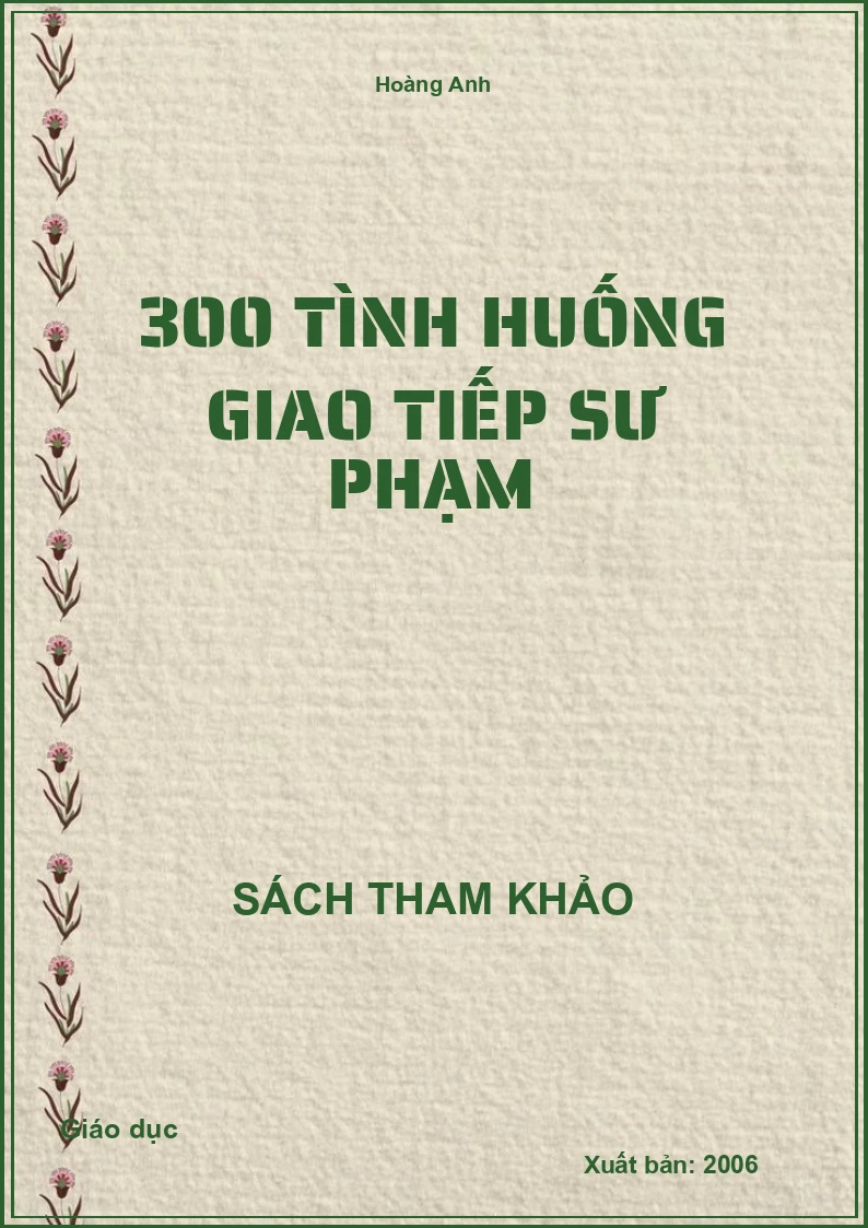 300 Tình Huống Giao Tiếp Sư Phạm