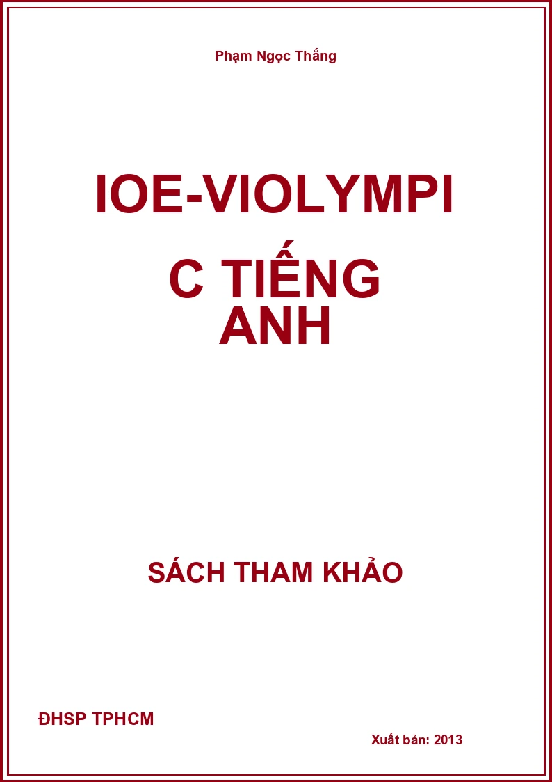 Ioe-Violympic Tiếng Anh