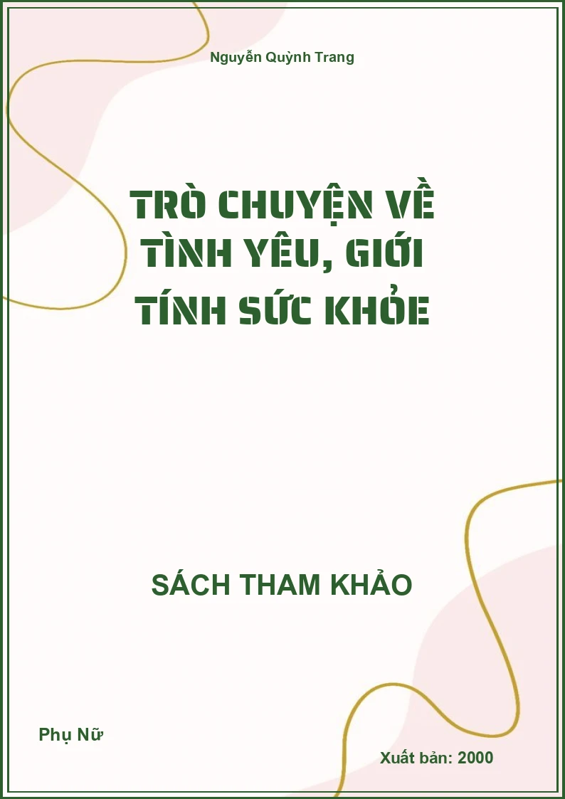 Trò chuyện về tình yêu, giới tính sức khỏe