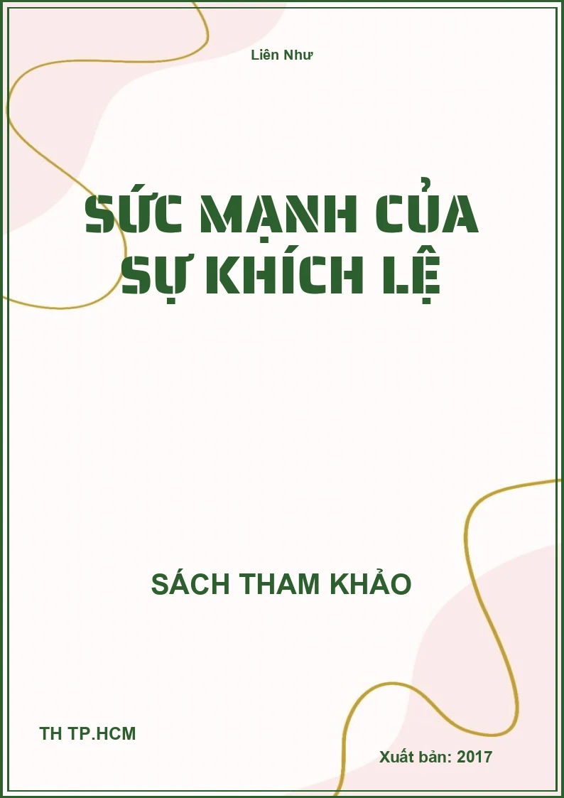 Sức mạnh của sự khích lệ