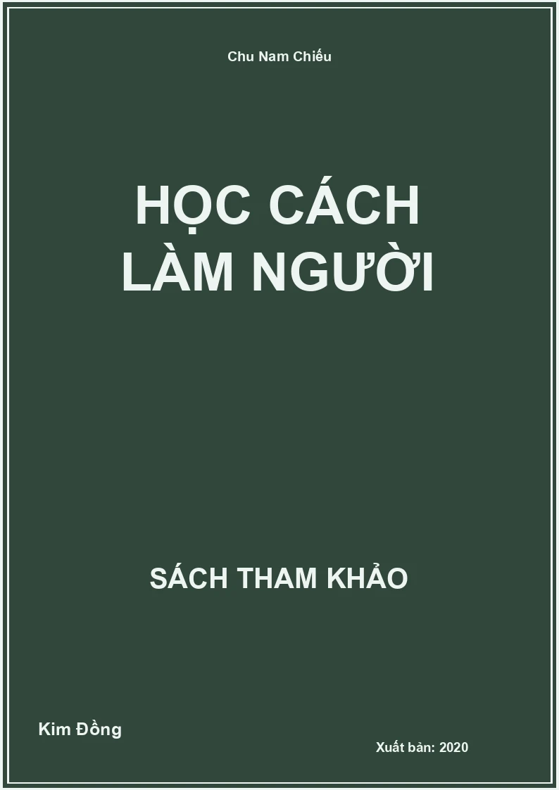 Học cách làm người