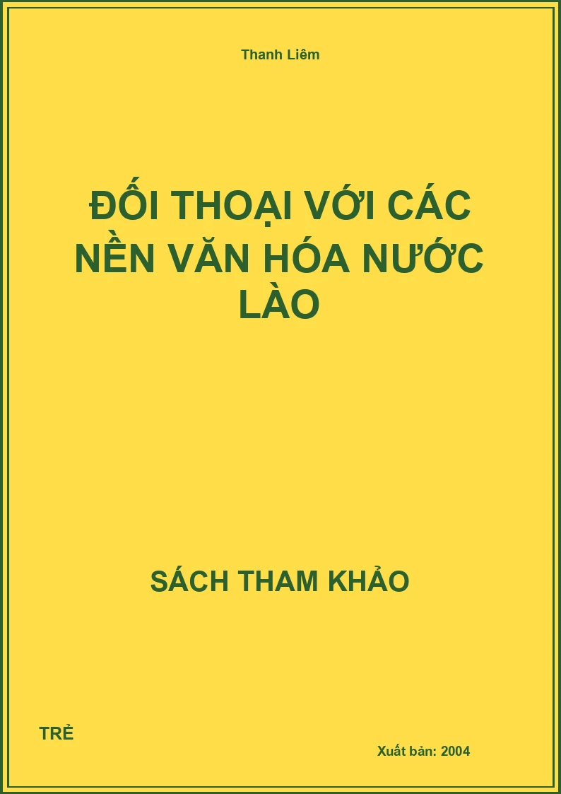 Đối Thoại Với Các Nền Văn Hóa Nước Lào