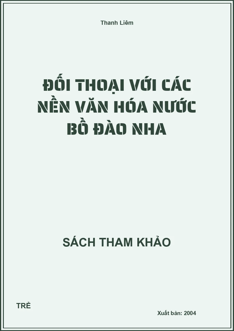 Đối Thoại Với Các Nền Văn Hóa Nước Bồ Đào Nha