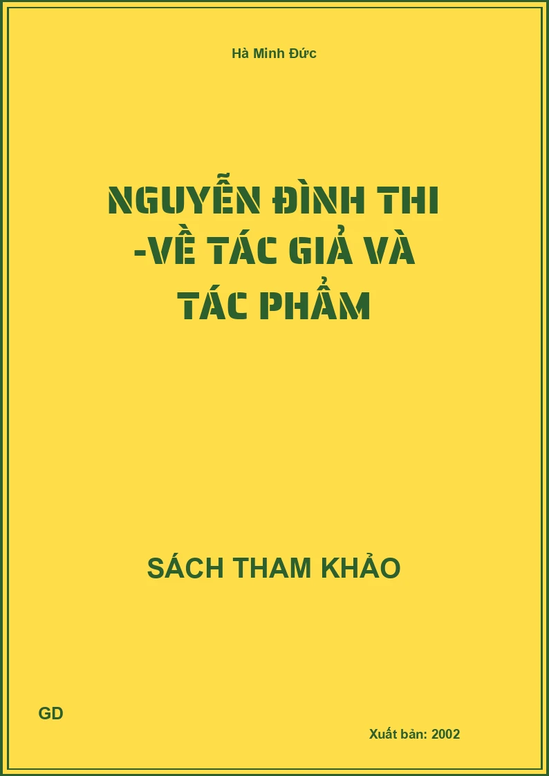 Nguyễn Đình Thi -Về Tác Giả Và Tác Phẩm
