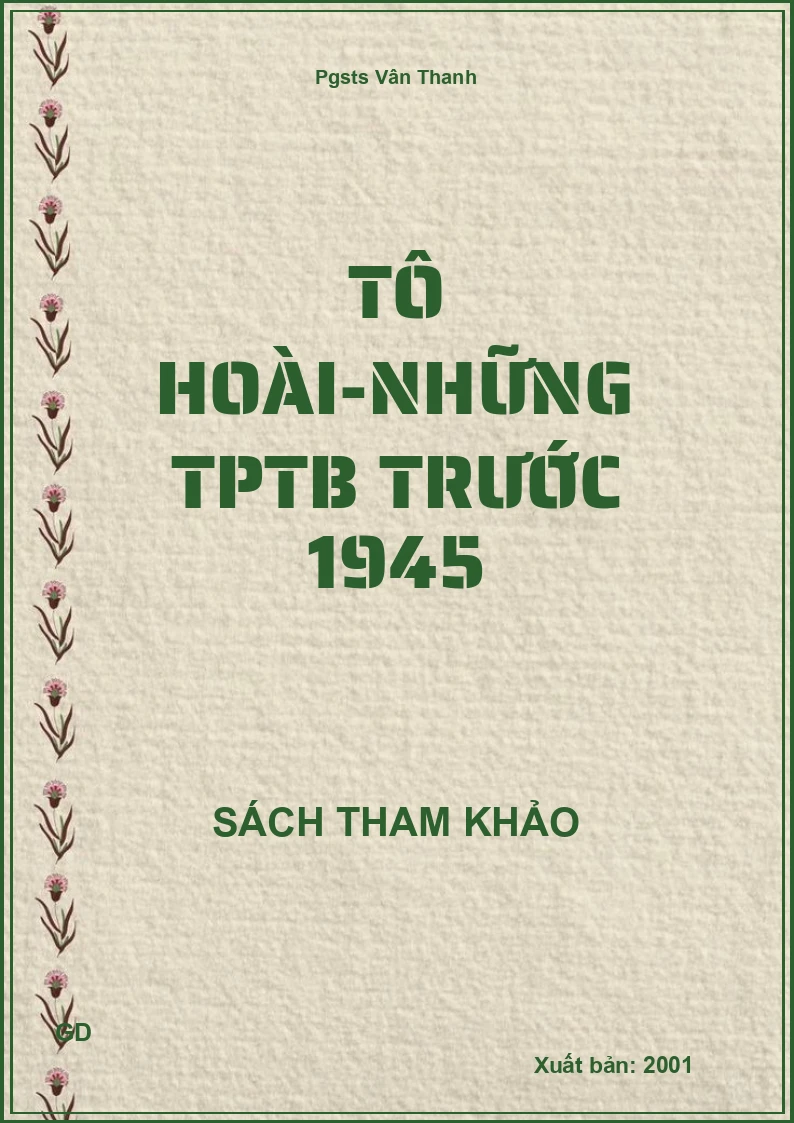 Tô Hoài-Những TPTB Trước 1945