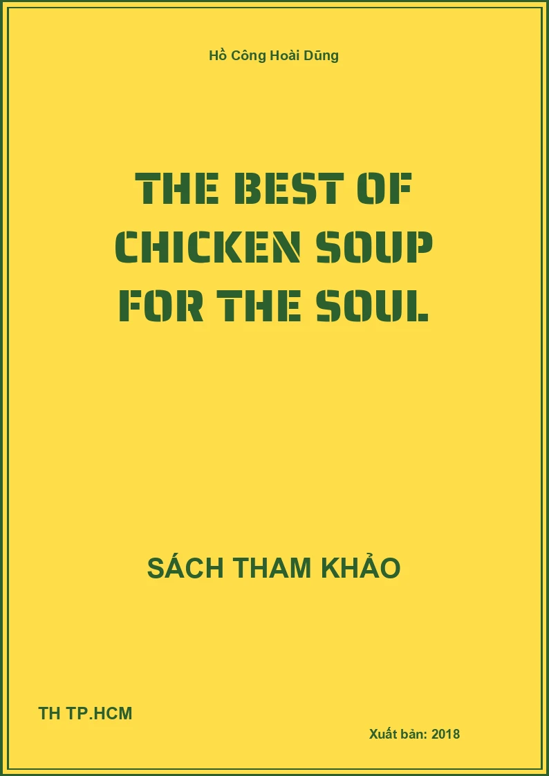 The best of chicken soup for the soul