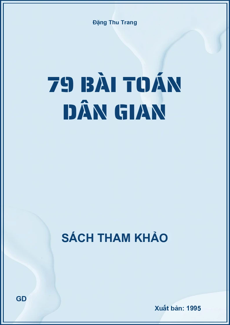 79 Bài Toán Dân Gian