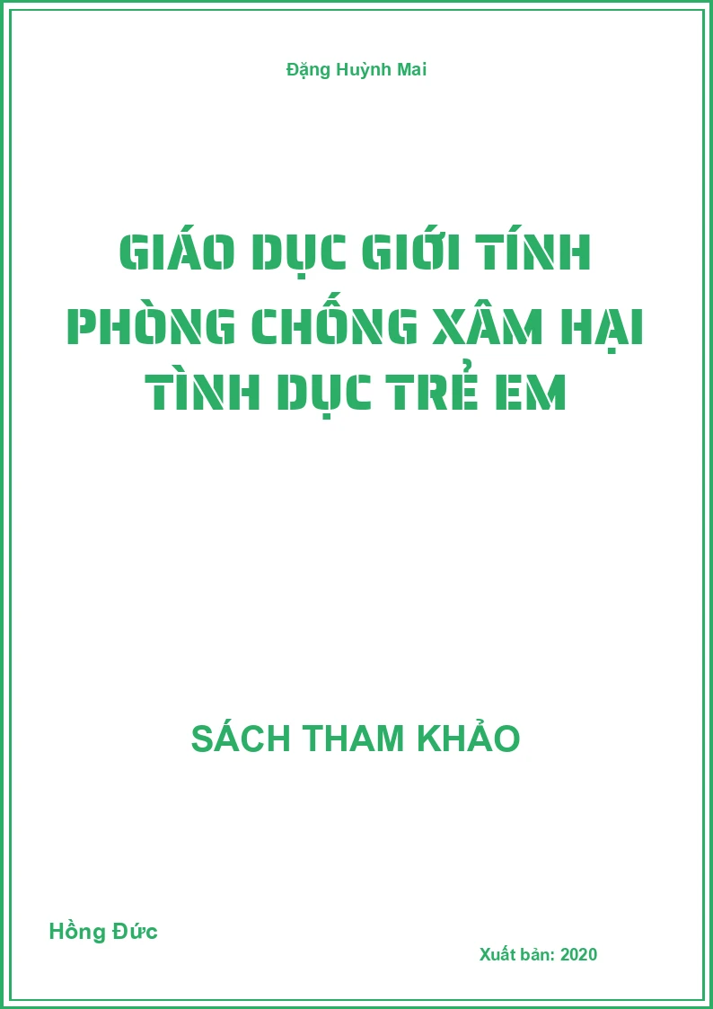 Giáo dục giới tính phòng chống xâm hại tình dục trẻ em