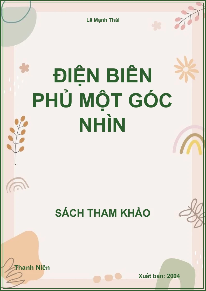 Điện Biên Phủ một góc nhìn