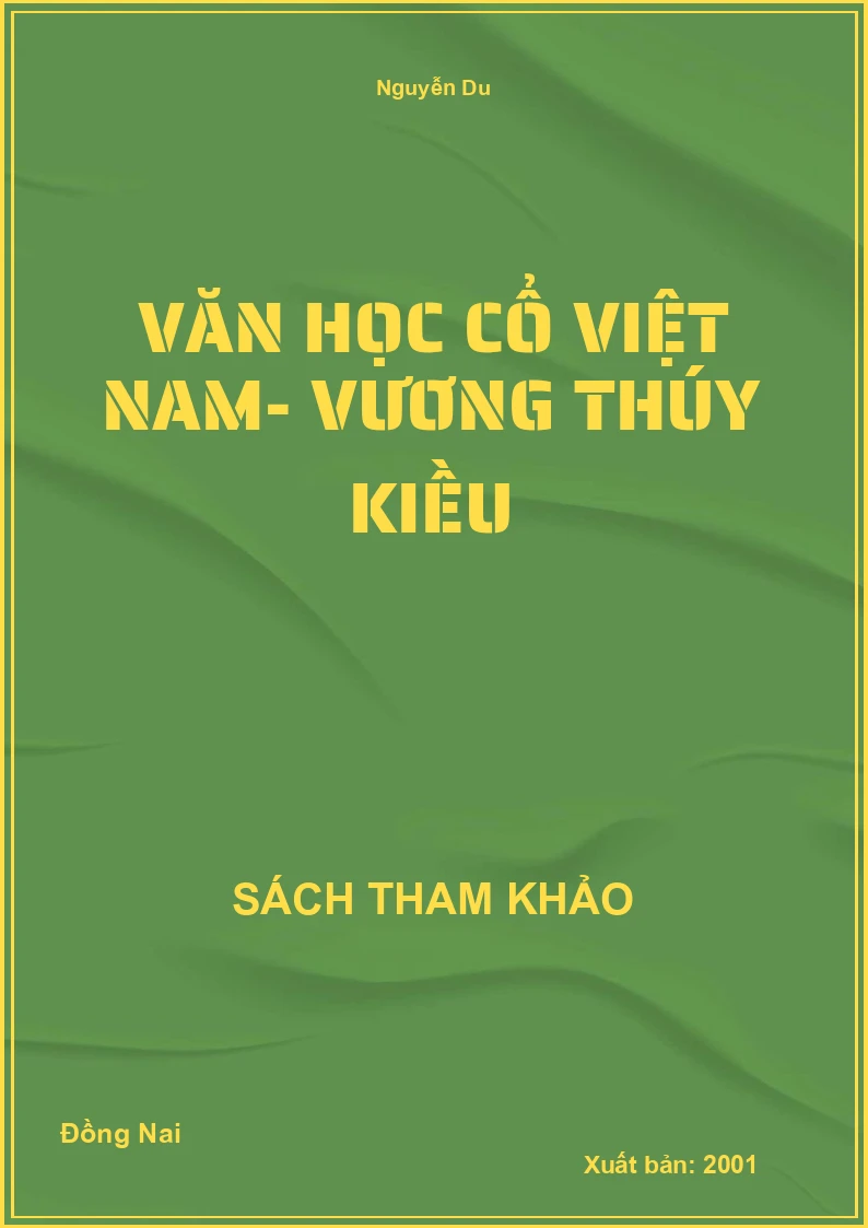 Văn Học Cổ Việt Nam- Vương Thúy Kiều