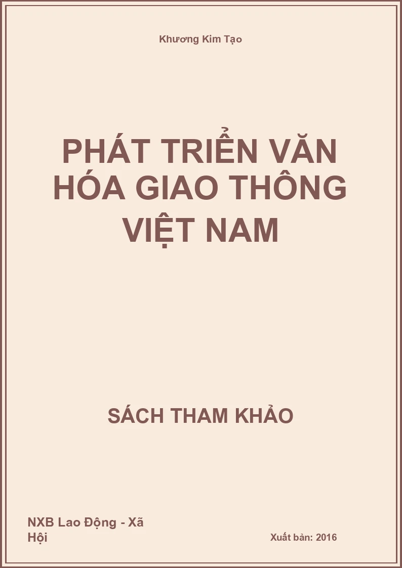Phát triển văn hóa giao thông Việt Nam