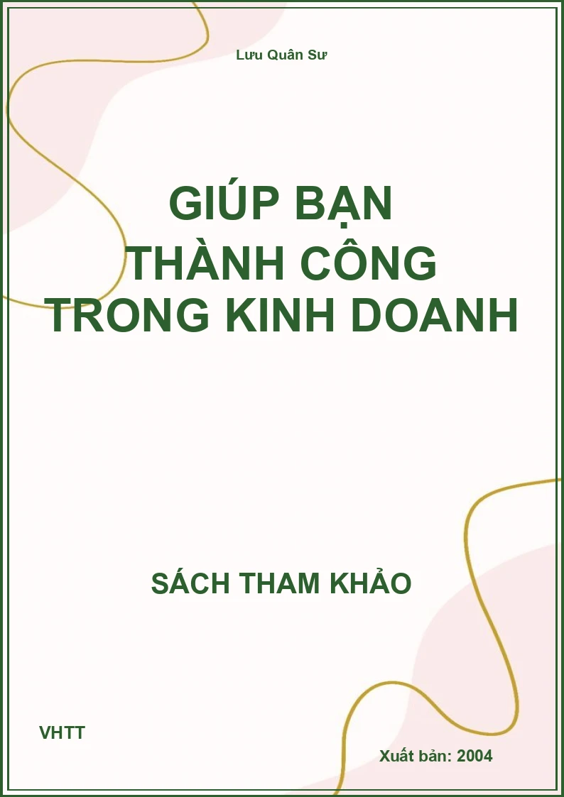 Giúp bạn thành công trong kinh doanh
