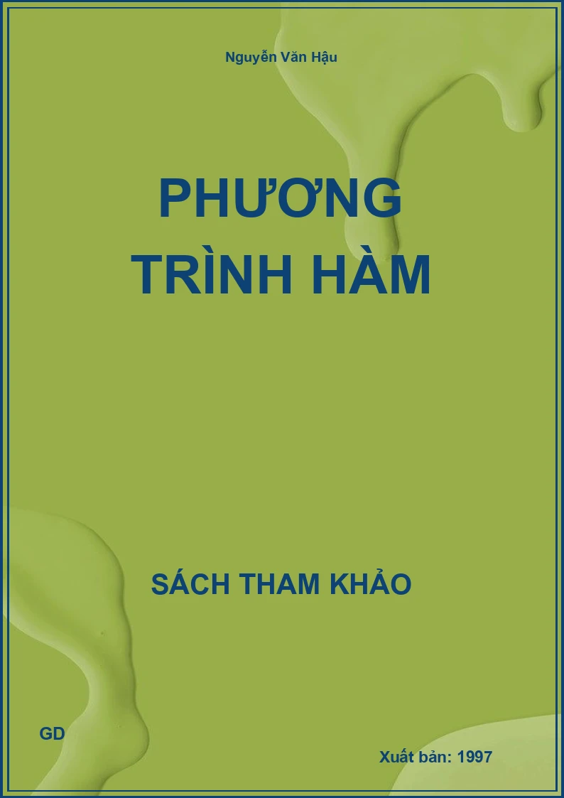 Phương Trình Hàm