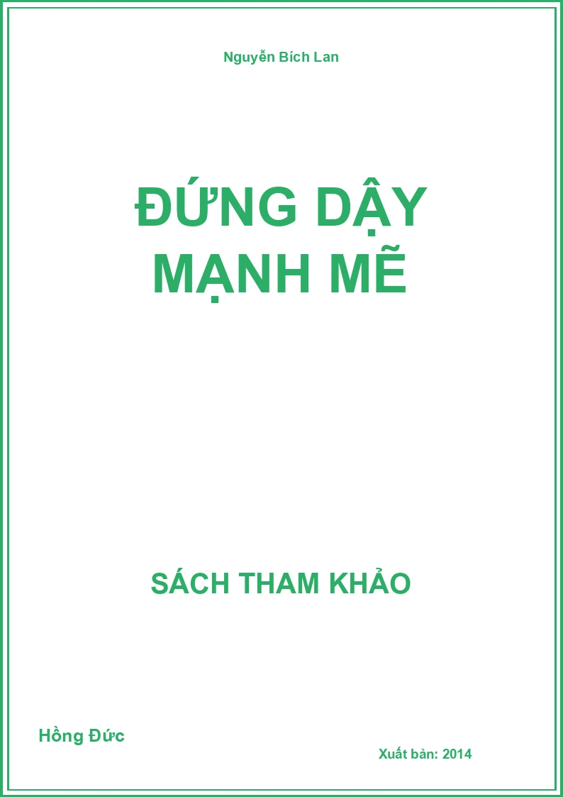 Đứng dậy mạnh mẽ