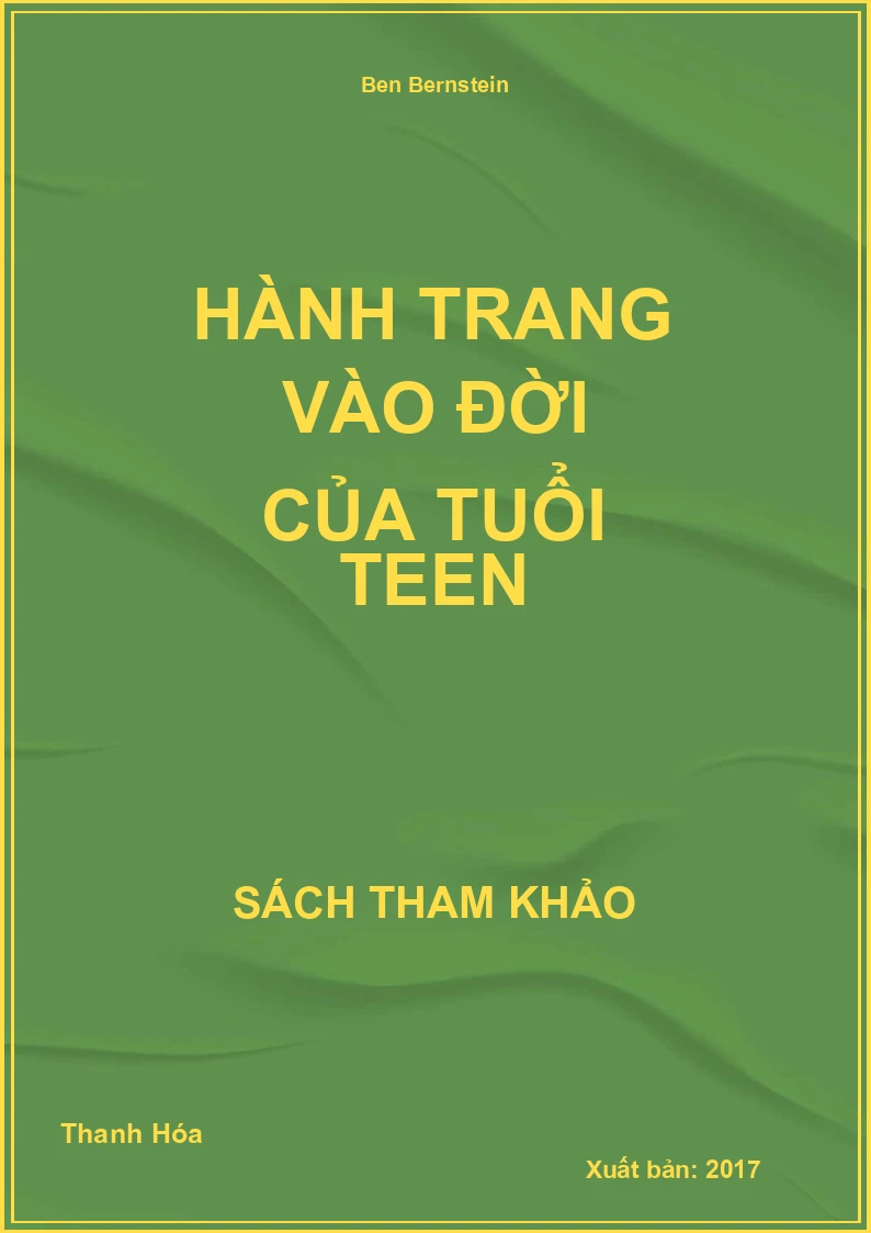 Hành Trang Vào Đời Của Tuổi Teen