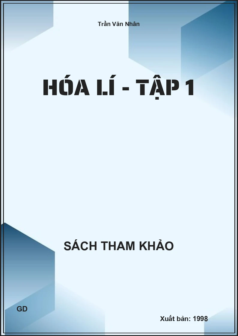 Hóa Lí - tập 1