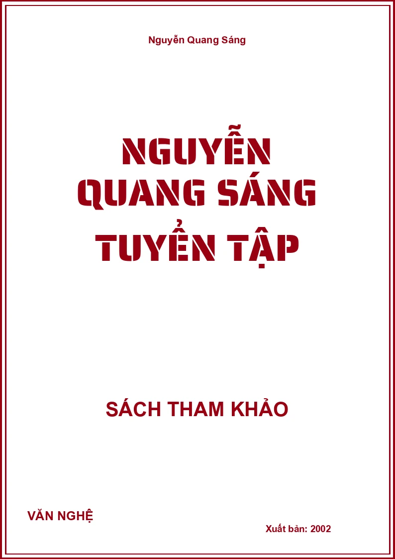 Nguyễn Quang Sáng Tuyển Tập
