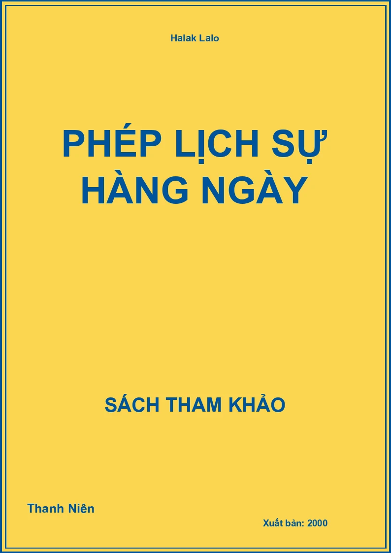 Phép Lịch Sự Hàng Ngày