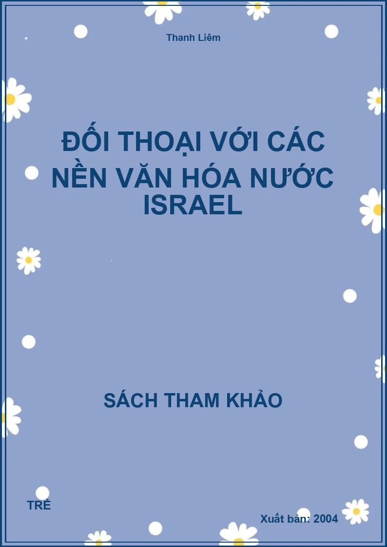 Đối Thoại Với Các Nền Văn Hóa Nước Israel