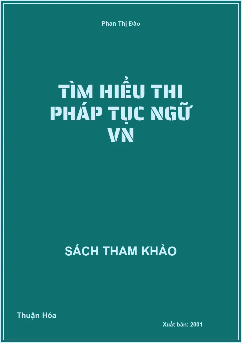 Tìm Hiểu Thi Pháp Tục Ngữ VN