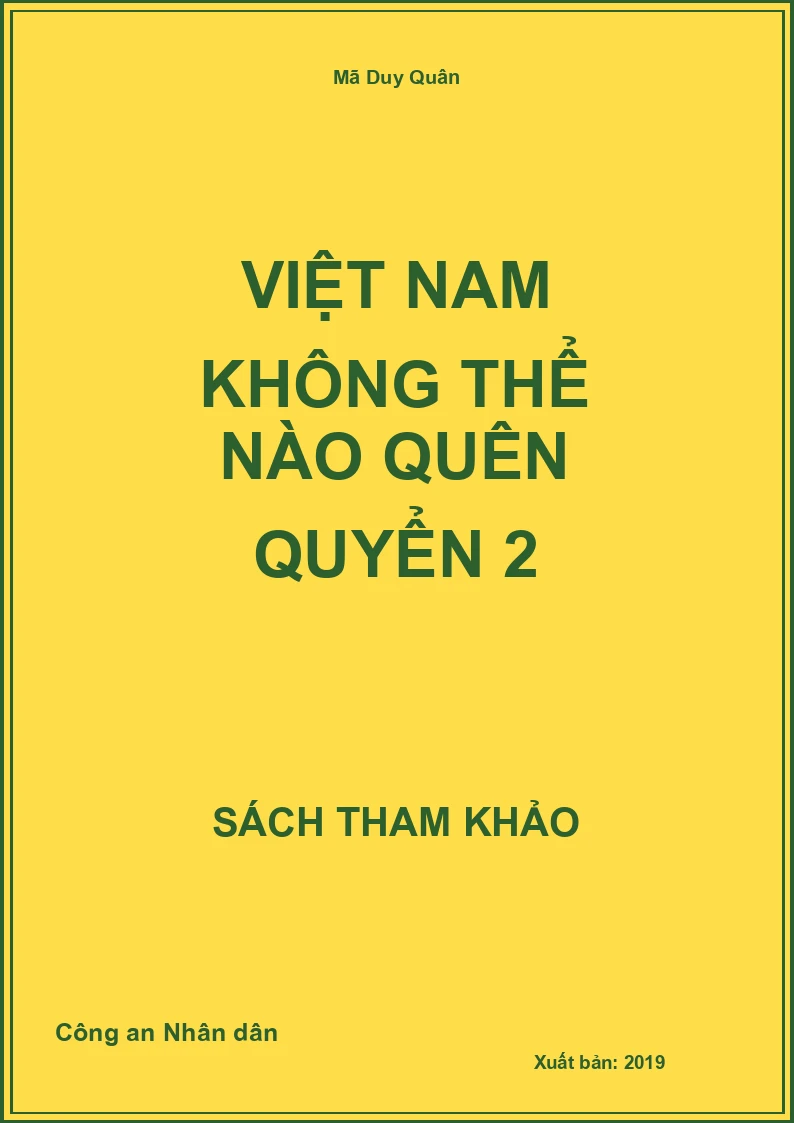 Việt Nam không thể nào quên quyển 2