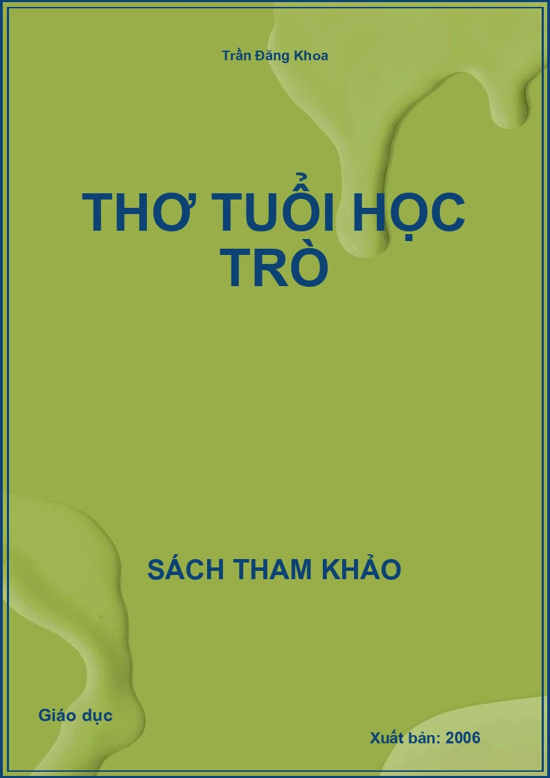Thơ tuổi học trò