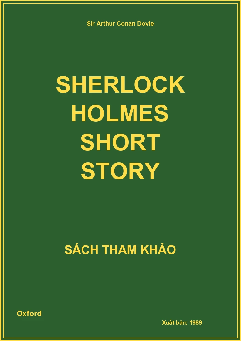 Sherlock Holmes Short Story