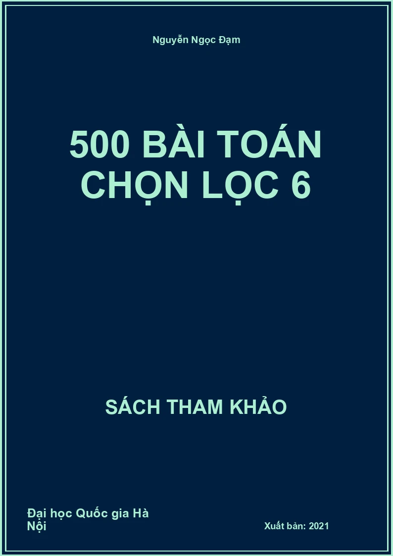 500 Bài Toán Chọn Lọc 6