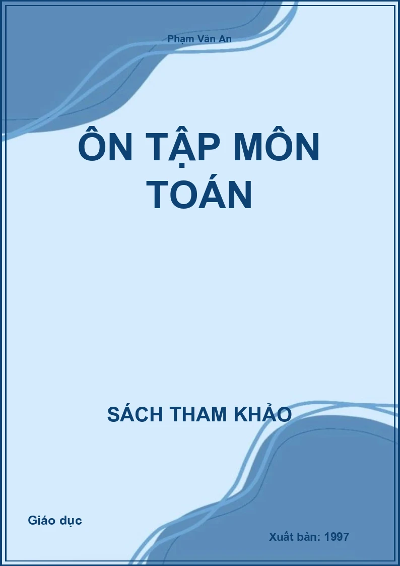 Ôn tập môn toán