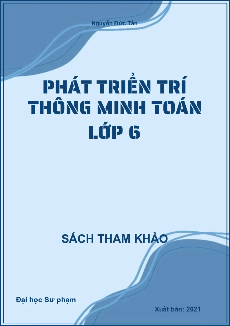 Phát Triển Trí Thông Minh Toán Lớp 6