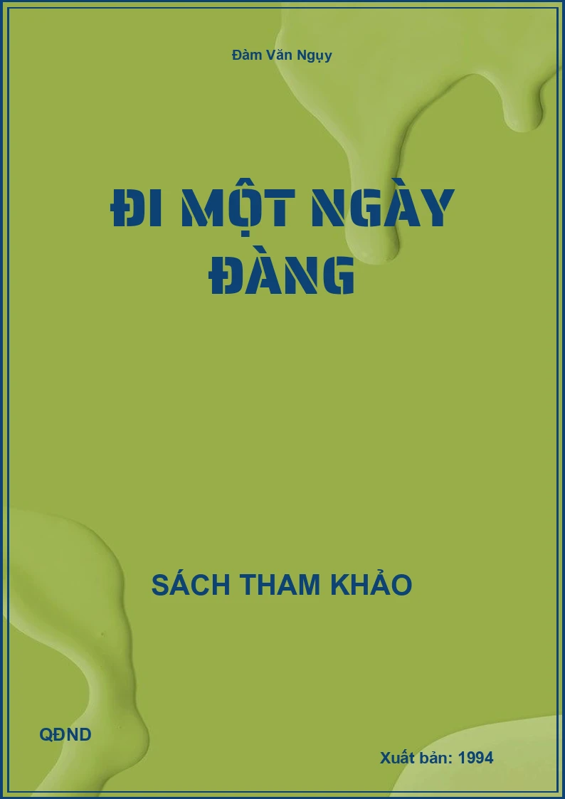 Đi một ngày đàng