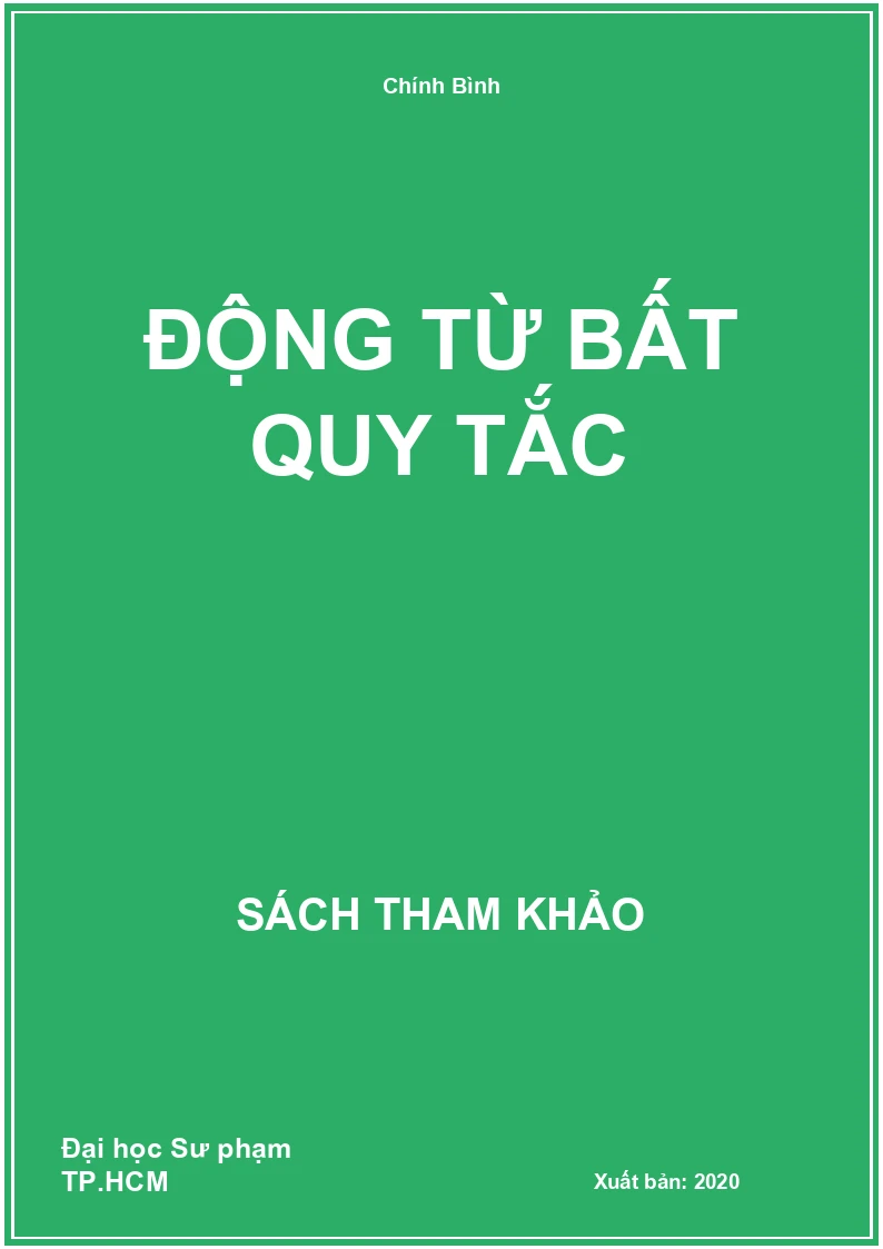 Động từ bất quy tắc