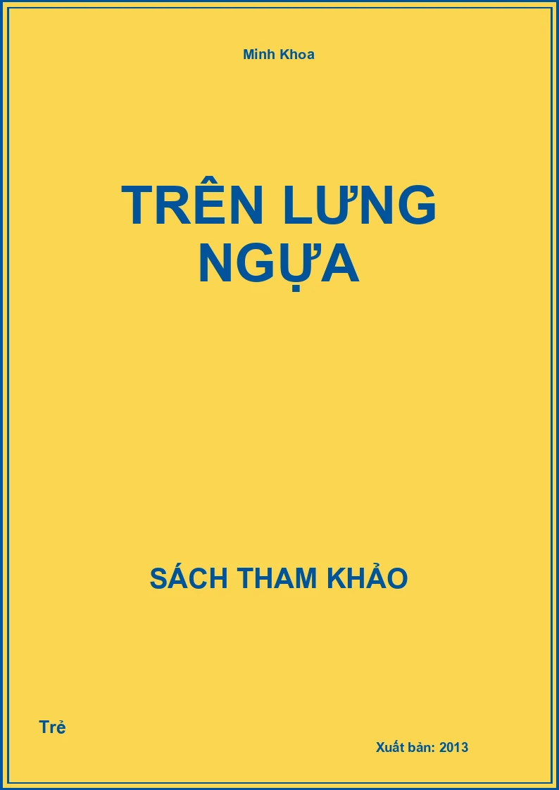 Trên lưng ngựa