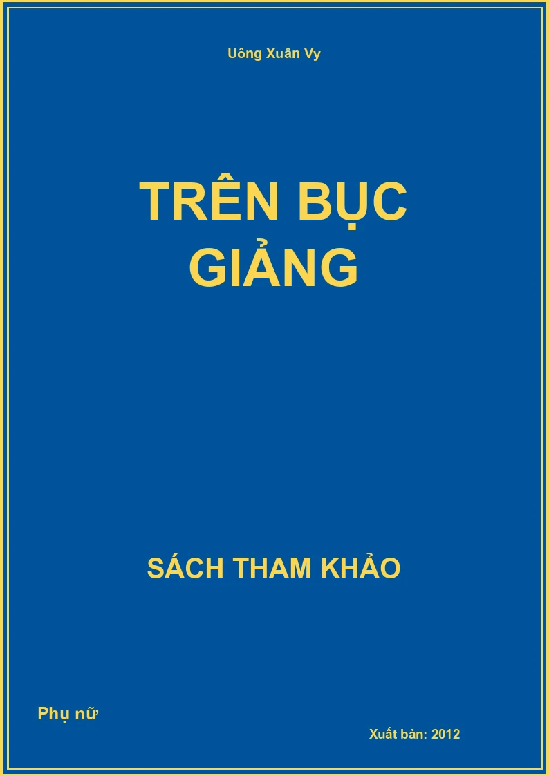 Trên bục giảng