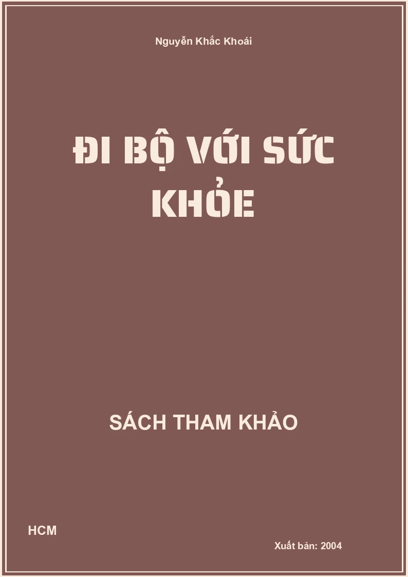 Đi bộ với sức khỏe