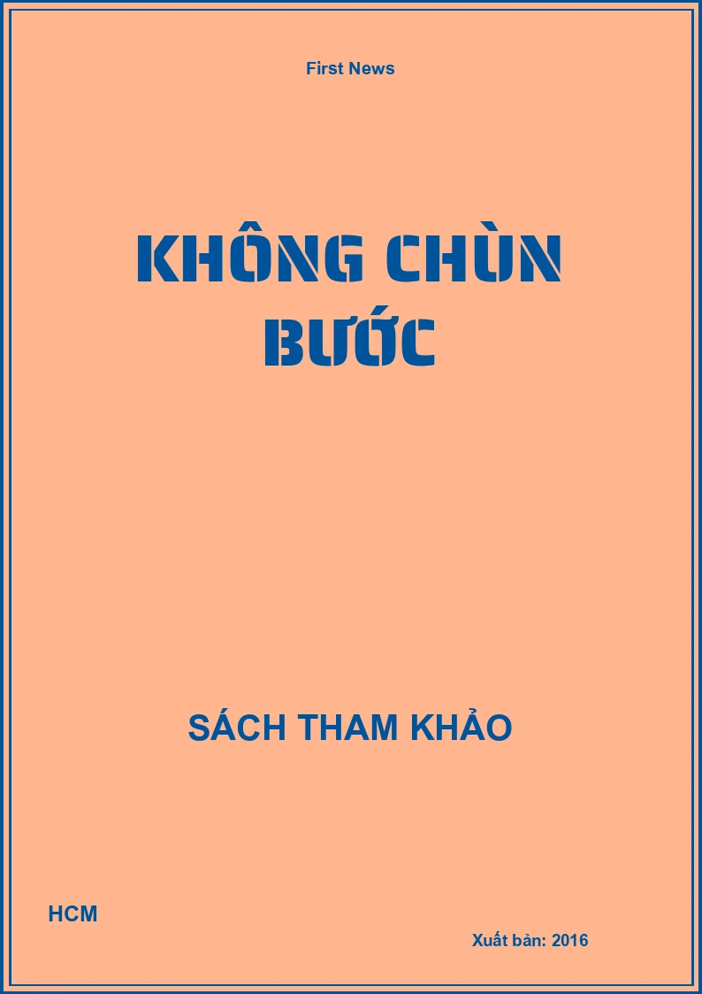 Không chùn bước