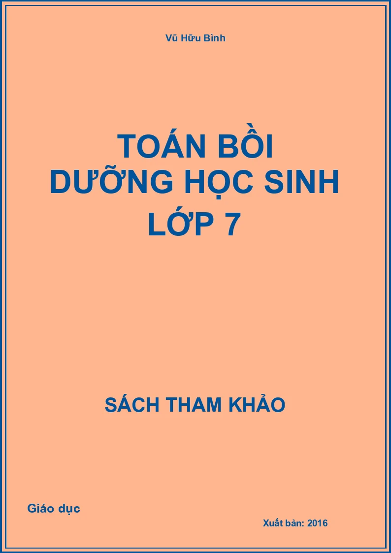 Toán bồi dưỡng học sinh lớp 7