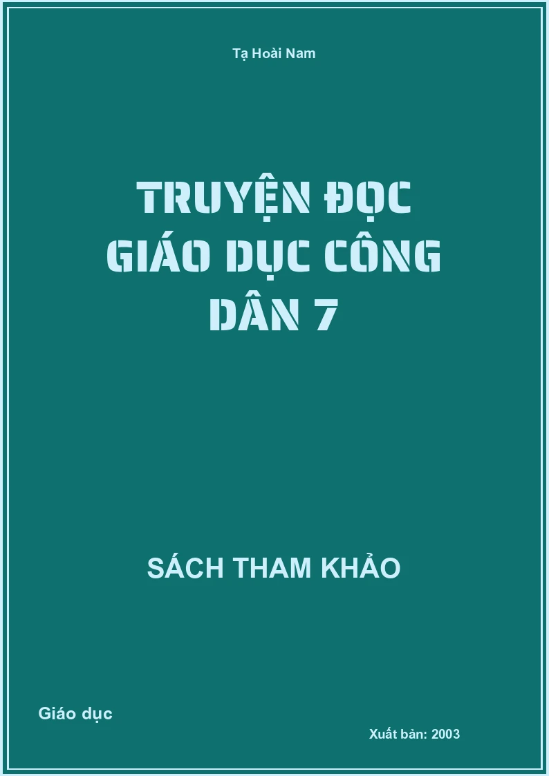 Truyện Đọc giáo dục công dân 7